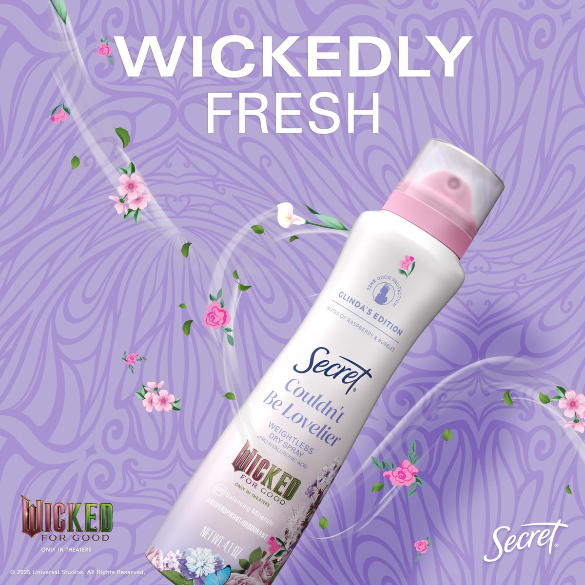 Women’s Dry Spray Deodorant - 24/7 Odor & Sweat Protection, Hypoallergenic