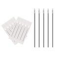 16G Stainless Steel Disposable Piercing Needles Set of 10