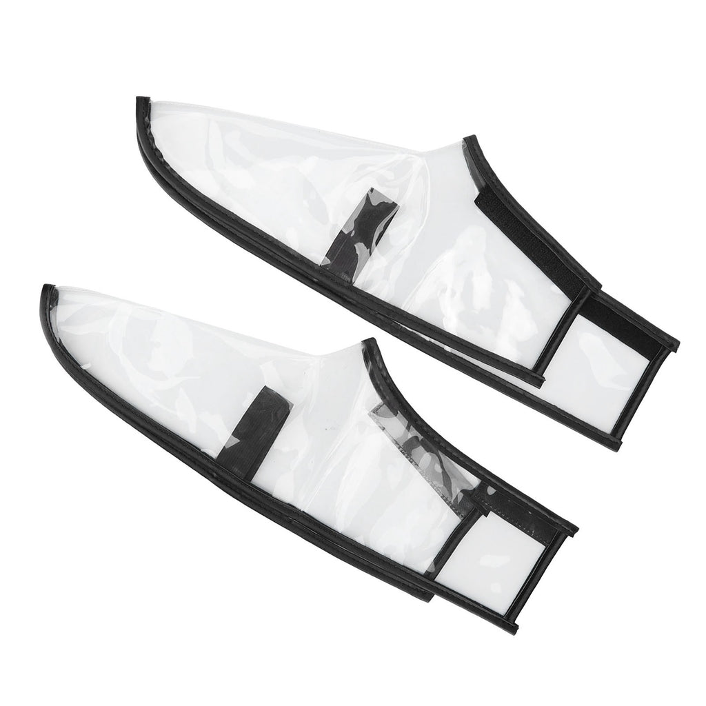 Reusable Folding Hairdresser Shoe Covers - Transparent Waterproof Salon Footwear Protection