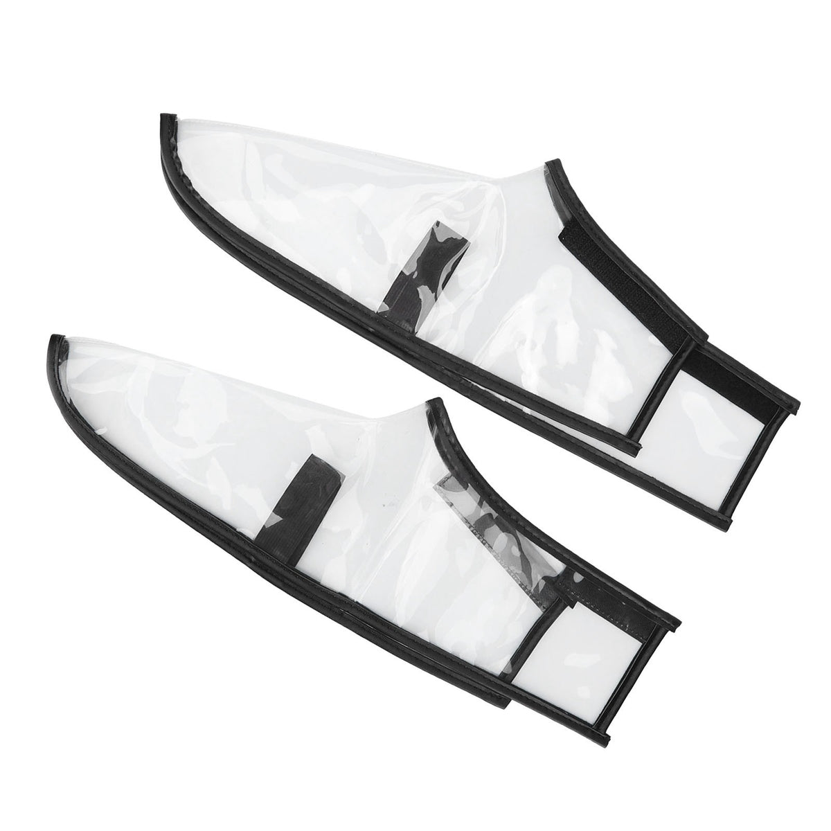 Reusable Folding Hairdresser Shoe Covers - Transparent Waterproof Salon Footwear Protection