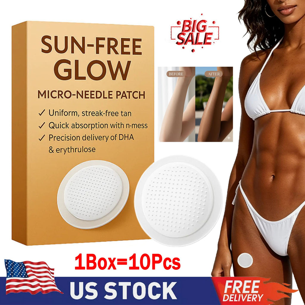 Sun-Free Self-Tanning Patches - Natural Bronze Glow, 10-Pack