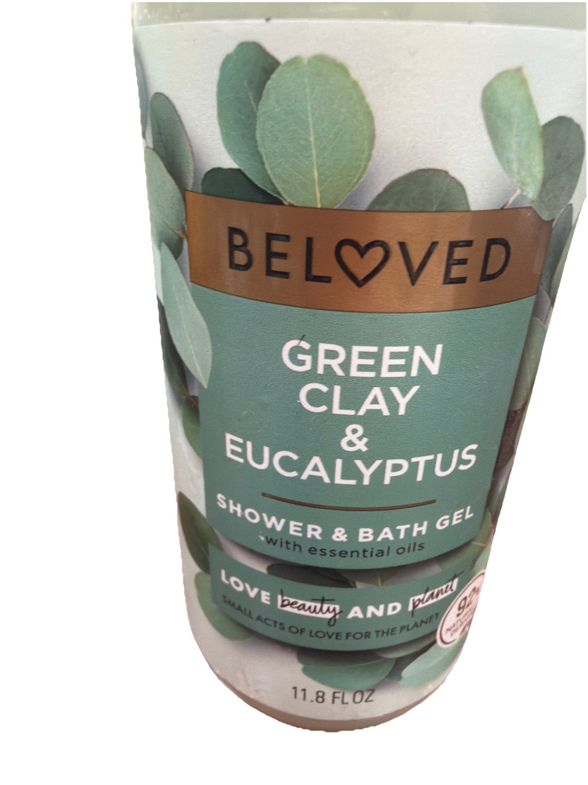 Green Clay & Eucalyptus Shower Gel - Essential Oils, 11.8 fl oz, 3 Pack