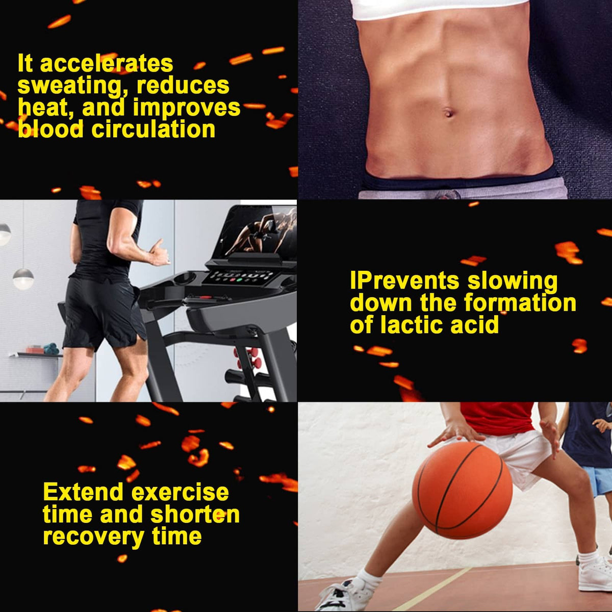 Anti-Cellulite Hot Sweat Cream for Body Shaping 120g - Abdominal Muscle Burner