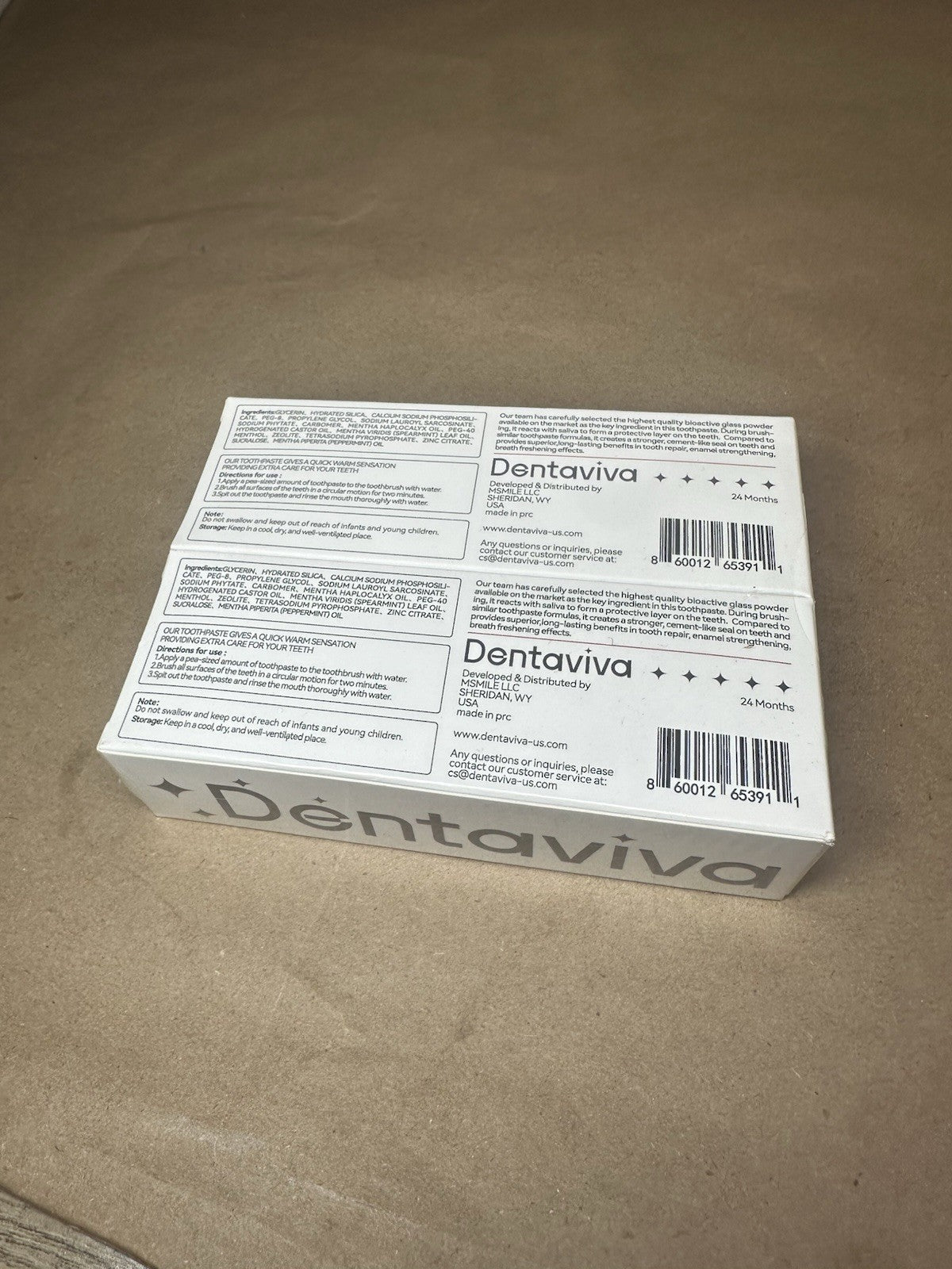 2 Pack Whitening Restorative Toothpaste for Enamel Strengthening - DentaViva