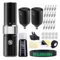 Tour Y23 Wireless Tattoo Kit by Dragonhawk — 2 Replaceable Batteries