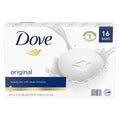 Dove Original Bar Soap 16 Pack - 4.75 oz Each for Daily Personal Care
