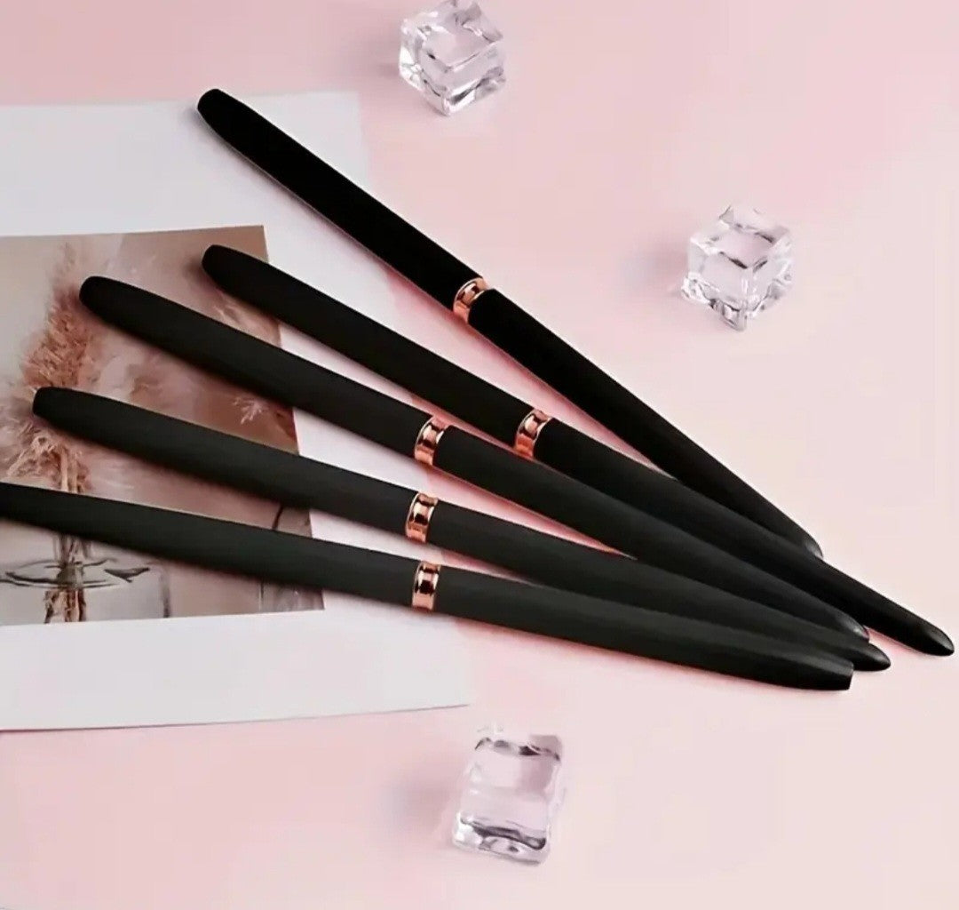 Professional Nail Brush Set - 5 Pcs Fine Detail Nail Art Brushes