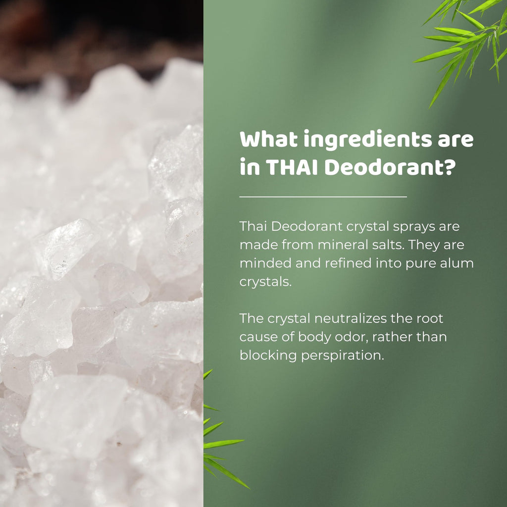 Natural Deodorant Spray 8 oz Pack of 3 - Mineral Salt Odor Protection