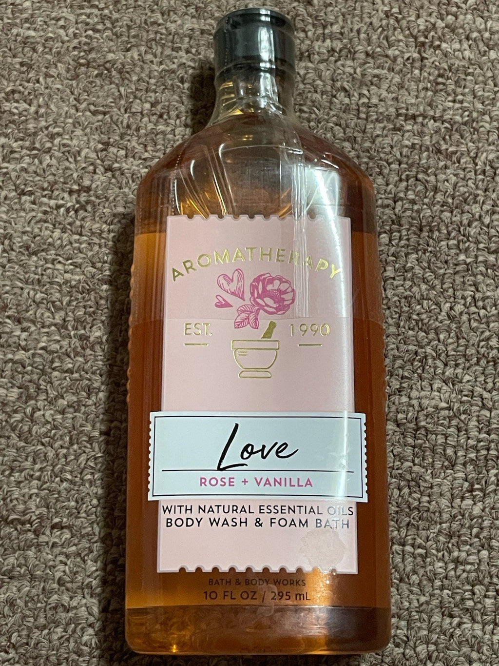 Rose Vanilla Aromatherapy Body Wash Foam Bath Sealed - Bath & Body Works