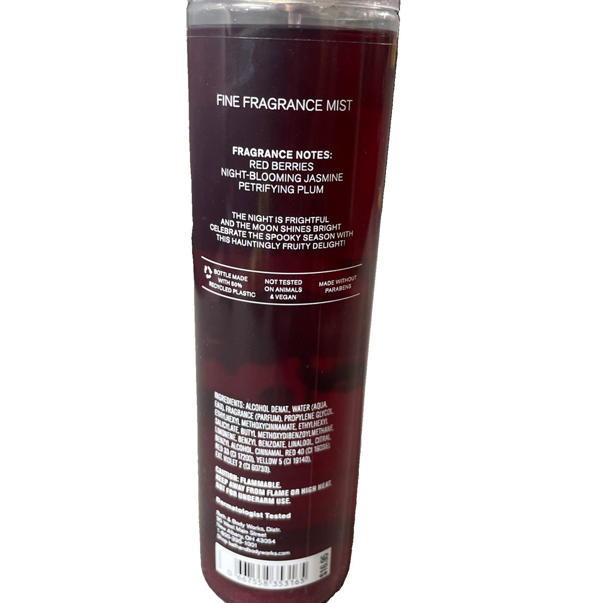Bath & Body Works Vampire Blood Fragrance Mist 8 FL OZ Open Bottle