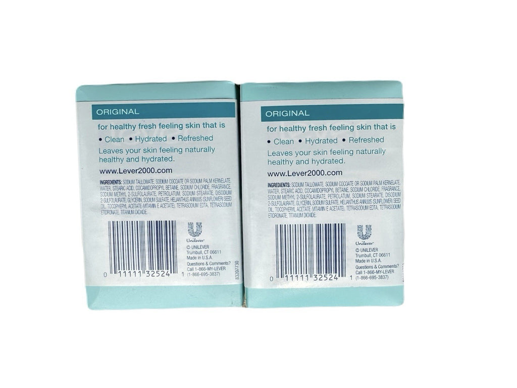 4 Pack Lever 2000 Original Bar Soap Made in USA - 4oz Discontinued
