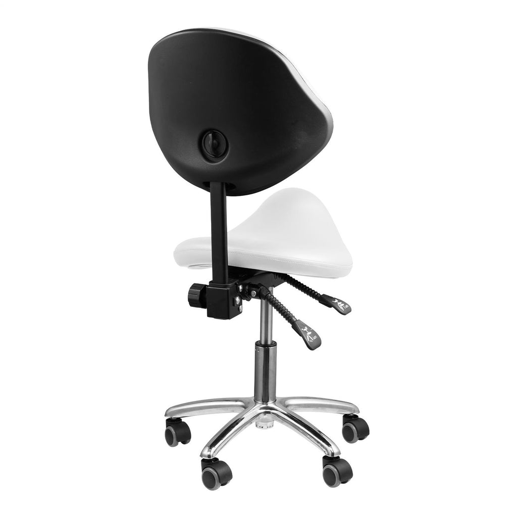 Adjustable Hydraulic Saddle Stool Chair for Salon Spa Tattoo Studio