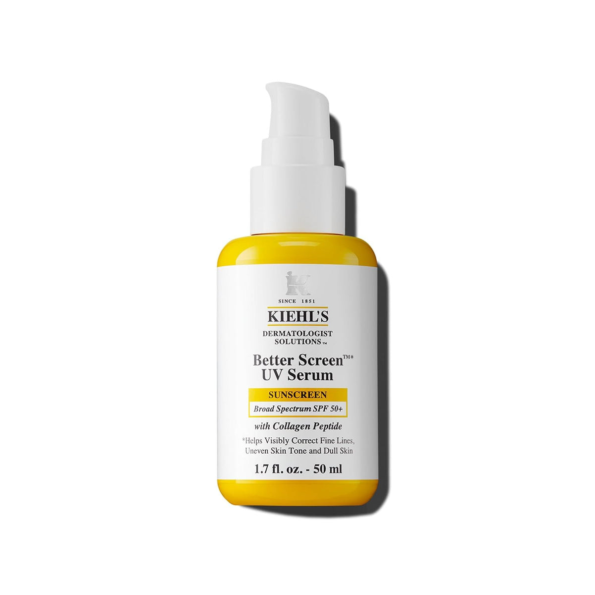 Facial Sunscreen Serum SPF 50+ Collagen Peptide for Anti-Aging & Acne-Prone Skin