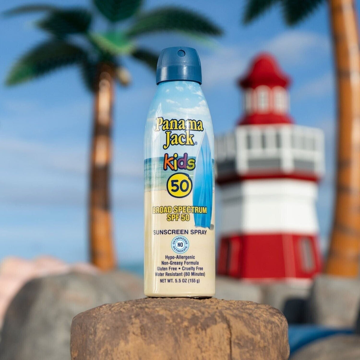 Panama Jack Family Sunscreen Pack with SPF 30 & 50, Aloe Gel, Lip Balms & Backpack