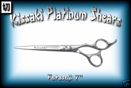 Kissaki Pro 7.0-Inch Futasuji Hair Cutting Shears - Professional Barber Scissors