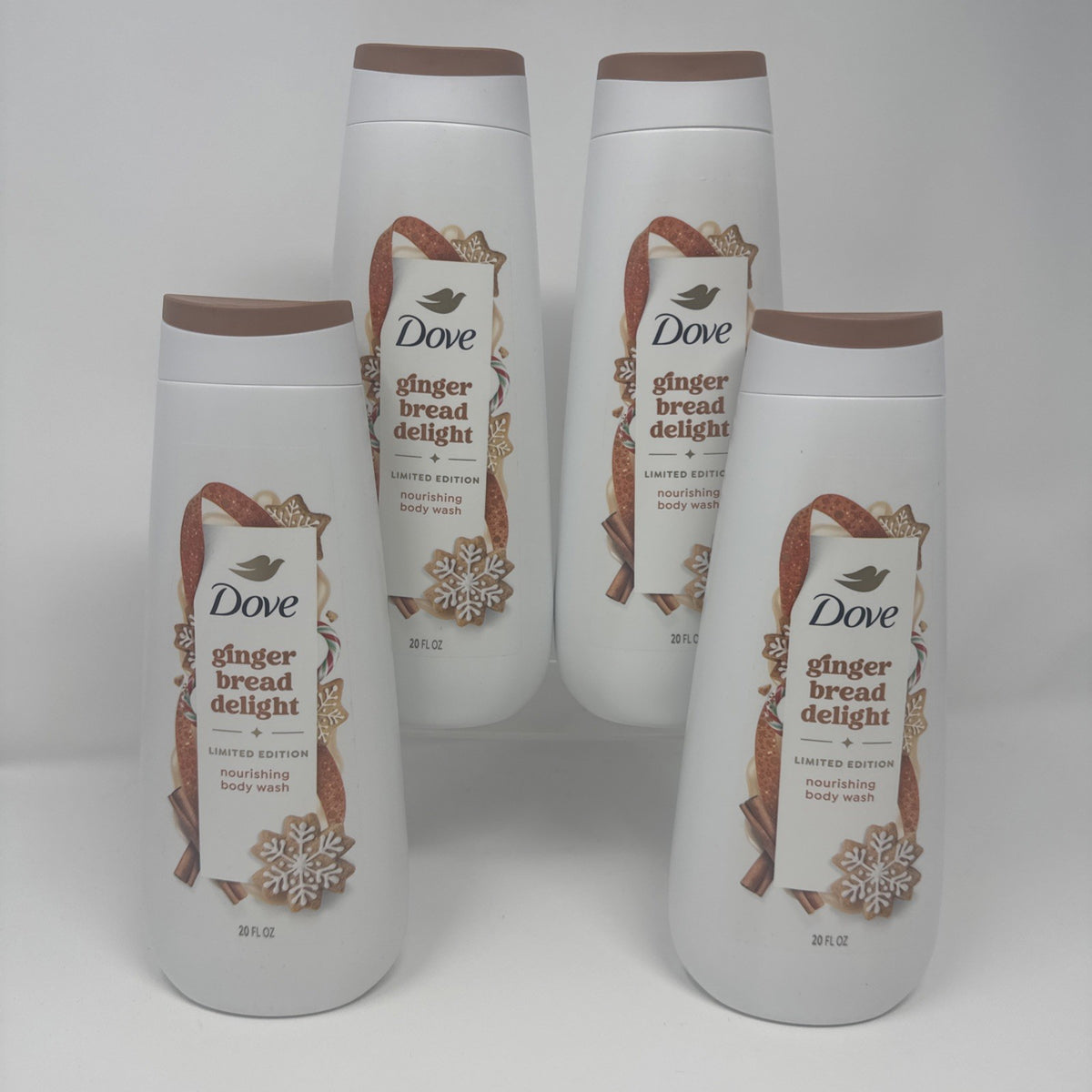 Dove Gingerbread Delight Holiday Body Wash 20 oz - Limited Edition