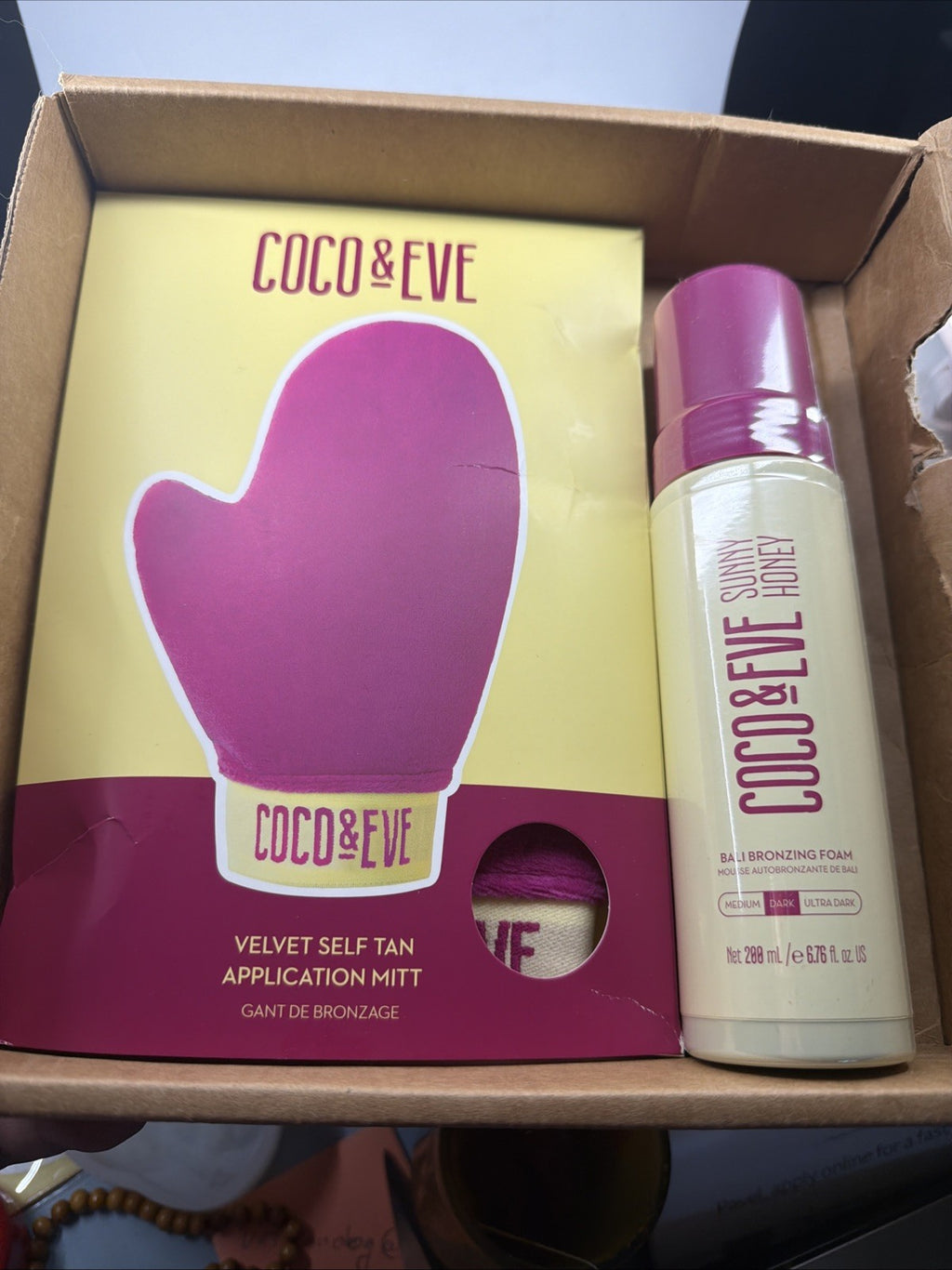 Self Tanner Foam Kit - Dark Sunless Tanning Mousse, Streak-Free Sunless Tan