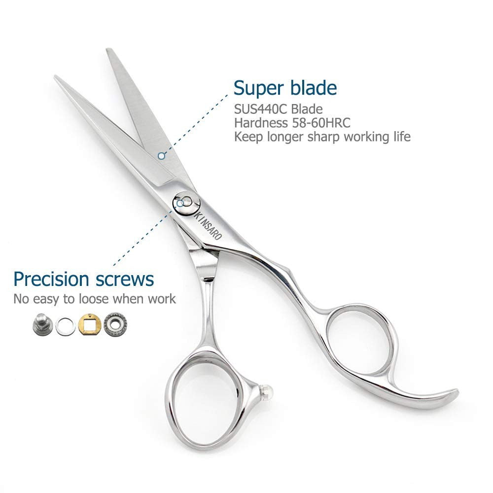 Professional Hair Cutting Scissors 5.5 Inch High-Carbon Steel Barber Shears