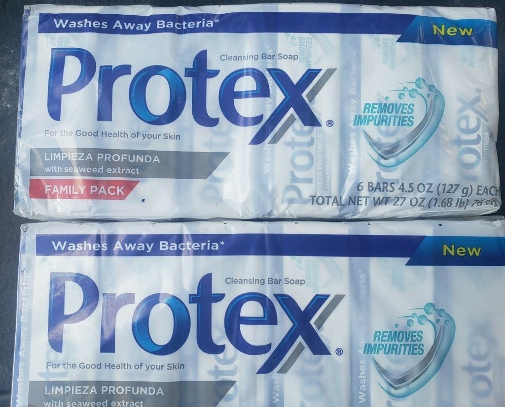 Protex Deep Cleansing Bar Soap - 12 Pack, 3.7 oz Each