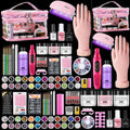 Acrylic Nail Kit with UV Lamp & Tools for DIY Manicure & Extensions