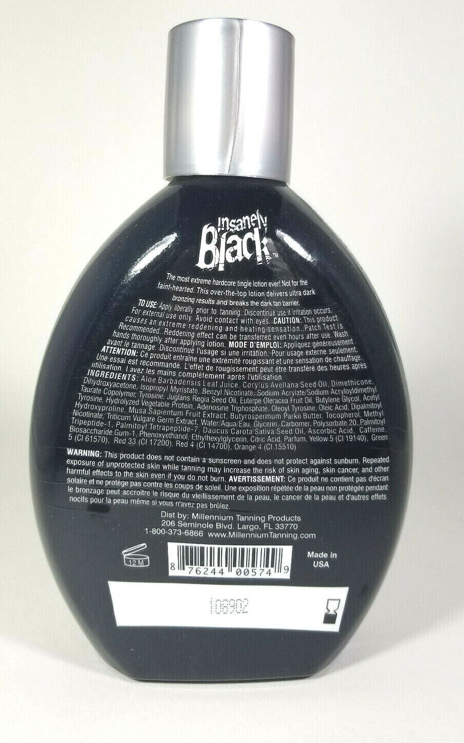 Mega Tingle Dark Tanning Lotion 13.5 oz - Ultra Deep Bronzer & Skin Firming