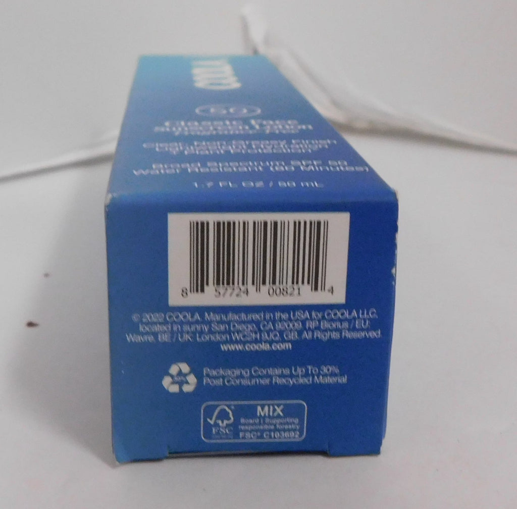 SPF 50 Face Sunscreen Fragrance Free 1.7 Fl Oz - Sealed & New
