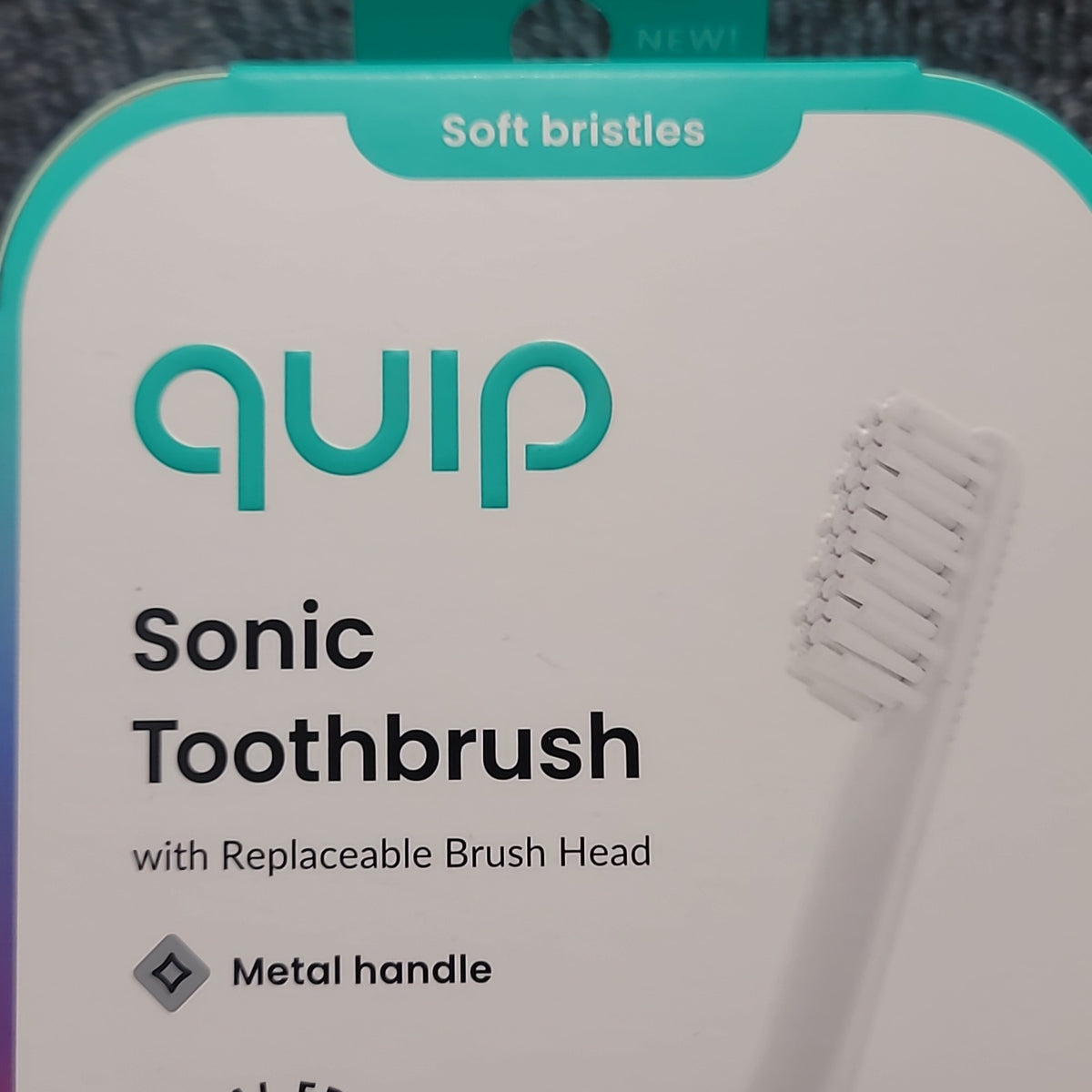 Electric Sonic Toothbrush Rainbow Metal Handle Sensitive Bristles - Special Edition