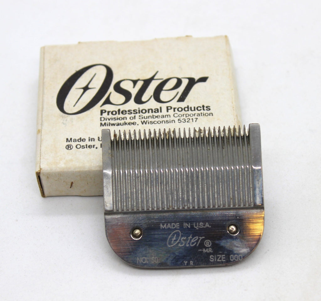 Vintage Oster Size 000 Clipper Blade No. 50 - NOS Barber & Salon Use