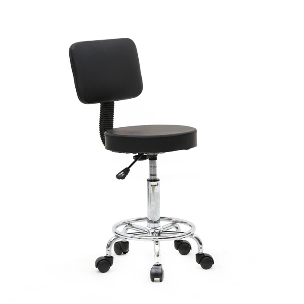 Heavy-Duty Hydraulic Adjustable Salon Stool Chair for Beauty & Spa
