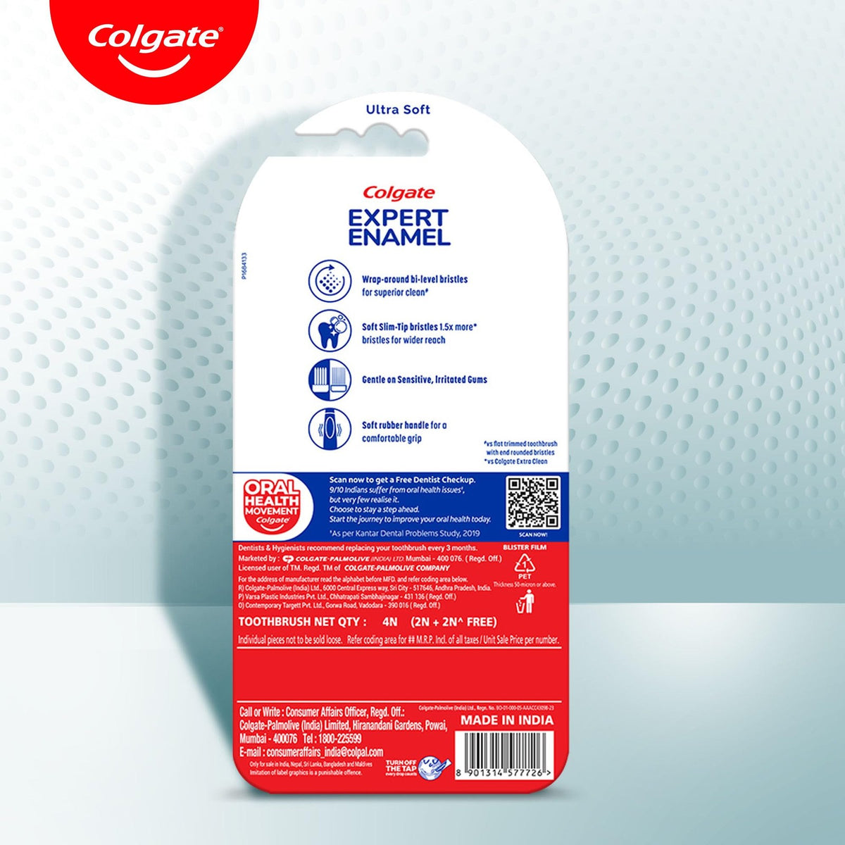 Ultra Soft Toothbrush Pack - Gentle Enamel Care for Sensitive Teeth