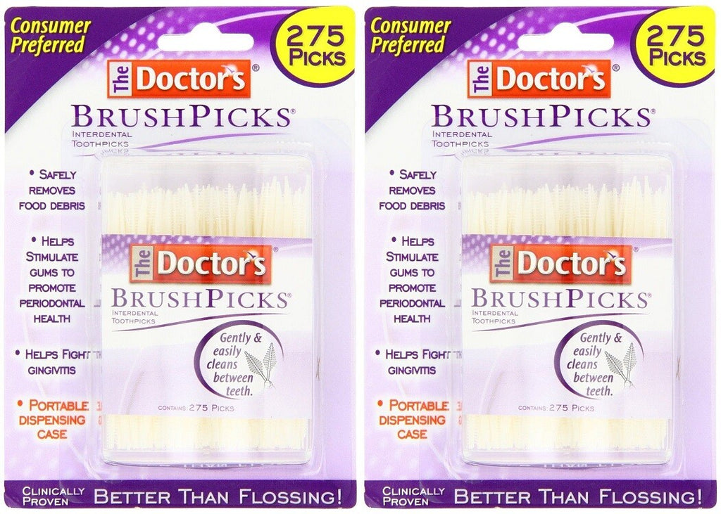 Dental Brush Picks Pack of 550 - Gently Removes Food Debris & Stimulates Gums