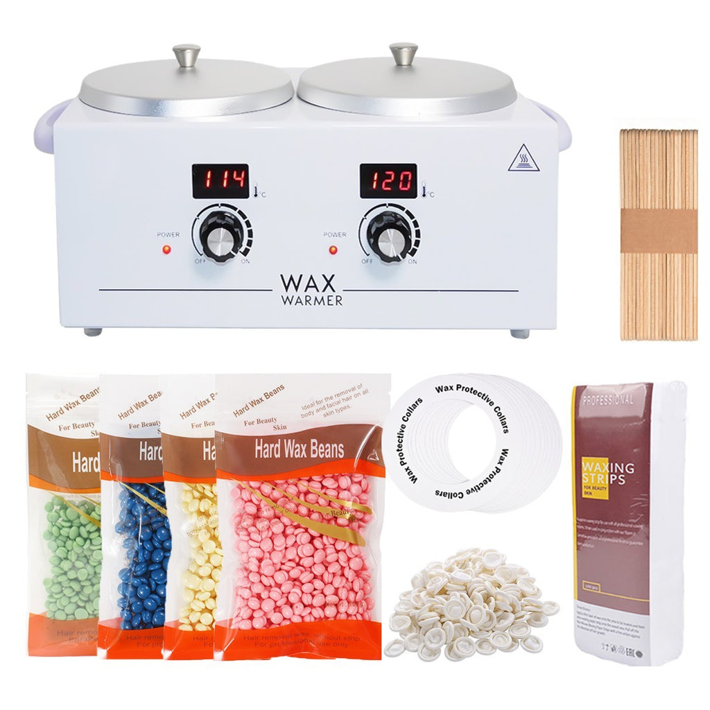 Double Wax Warmer Electric Heater for Facial & Body Hair Removal