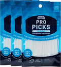 Disposable Dental Picks for Teeth Cleaning - Minty Fresh Plastic 6 Pack