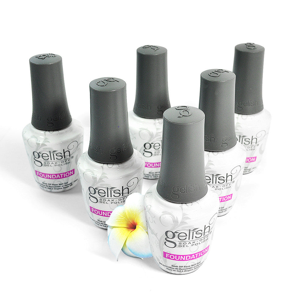 Gelish Nail Foundation Base Coat - UV Gel Polish Primer 0.5 fl oz