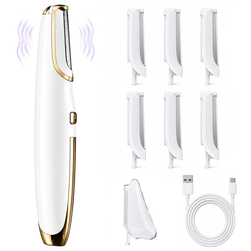 Electric Dermaplane Razor for Facial Hair Removal & Skin Rejuvenation