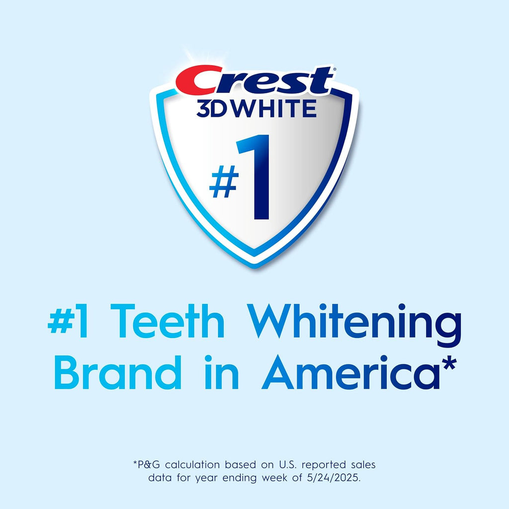 Crest 3D White Charcoal Toothpaste Pack - Whitening Fluoride Gel, 3 x 3.3 oz