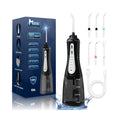 Cordless Water Dental Flosser with 5 Modes and 6 Nozzles - 350ml Portable Oral Irrigator for Teeth & Gum Care