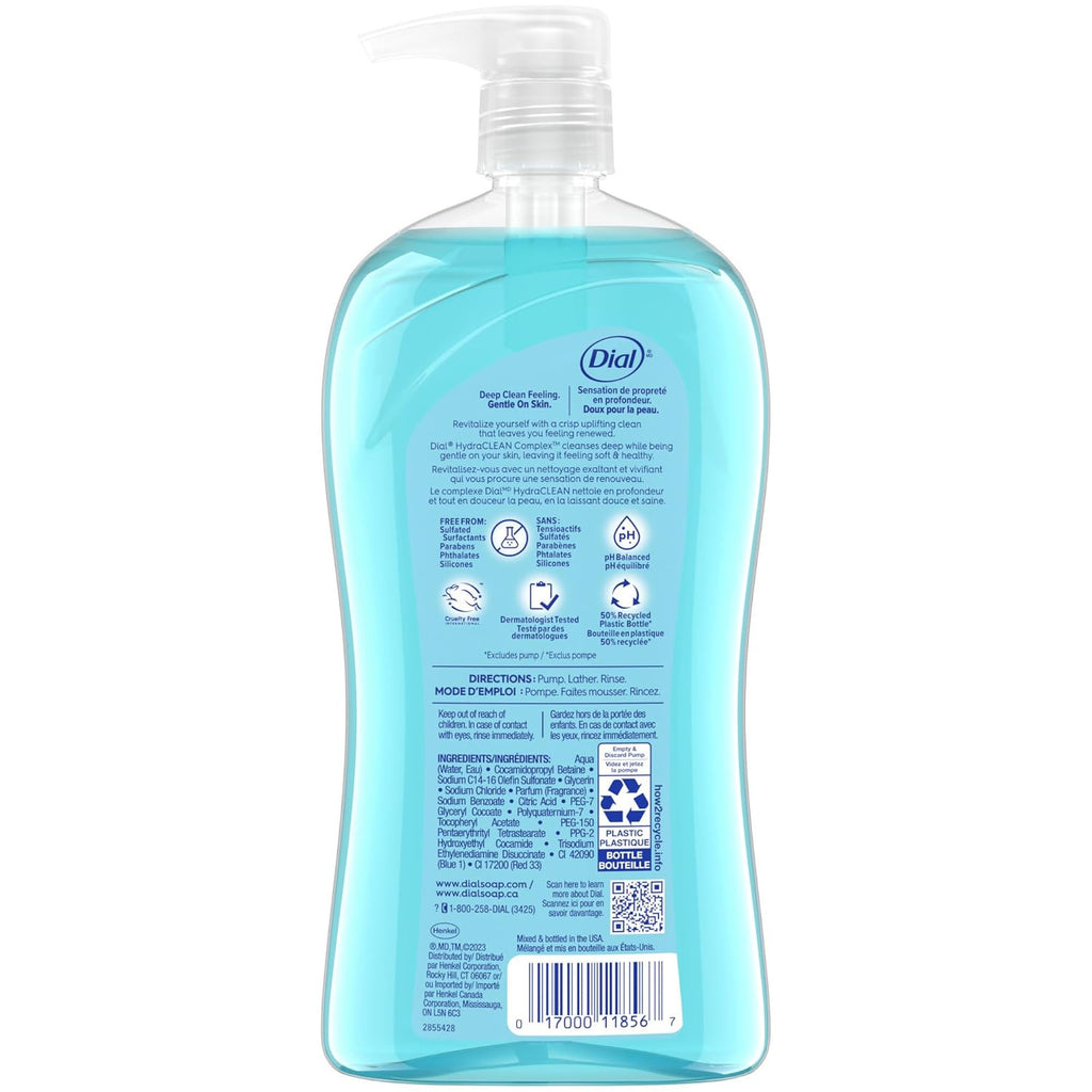 Body Wash Spring Water - Refresh & Renew 32 Fl Oz Moisturizing Shower Gel