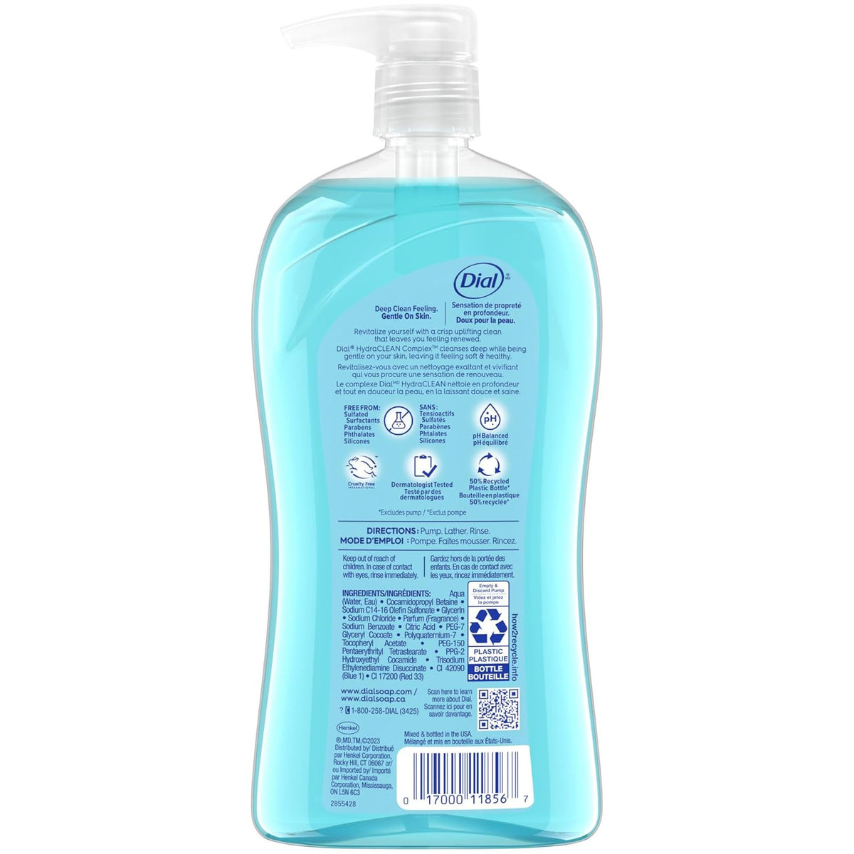 Body Wash Spring Water - Refresh & Renew 32 Fl Oz Moisturizing Shower Gel