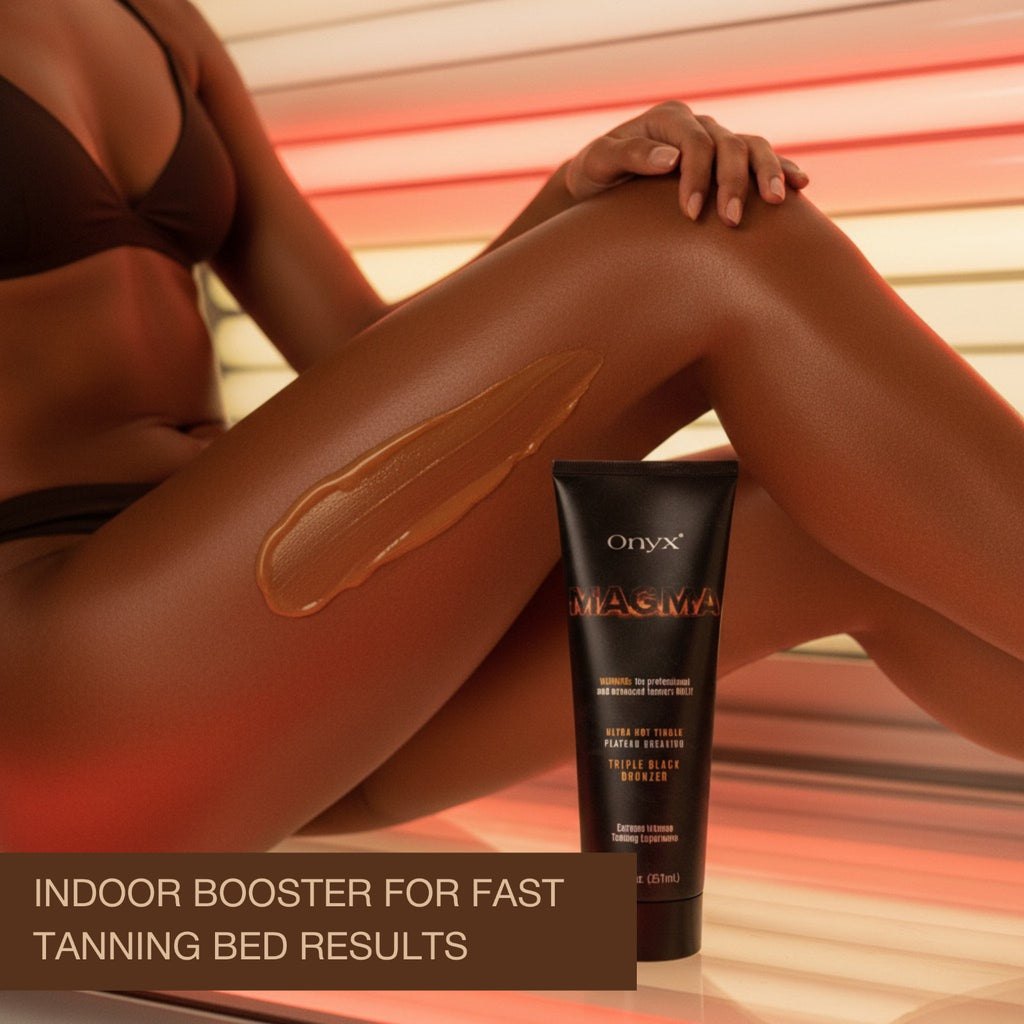 Onyx Magma Tingle Bronzing Tanning Lotion for Deep Dark Tan 8.5 fl oz