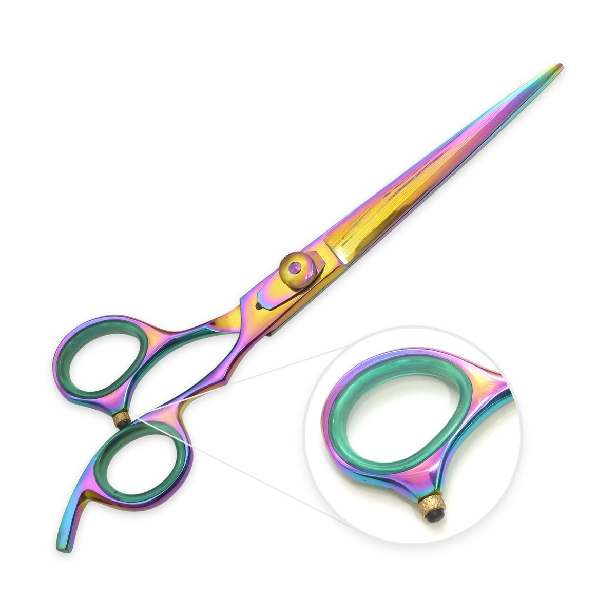 Professional 7.5-Inch Titanium Hair Cutting Scissors for Barbers
