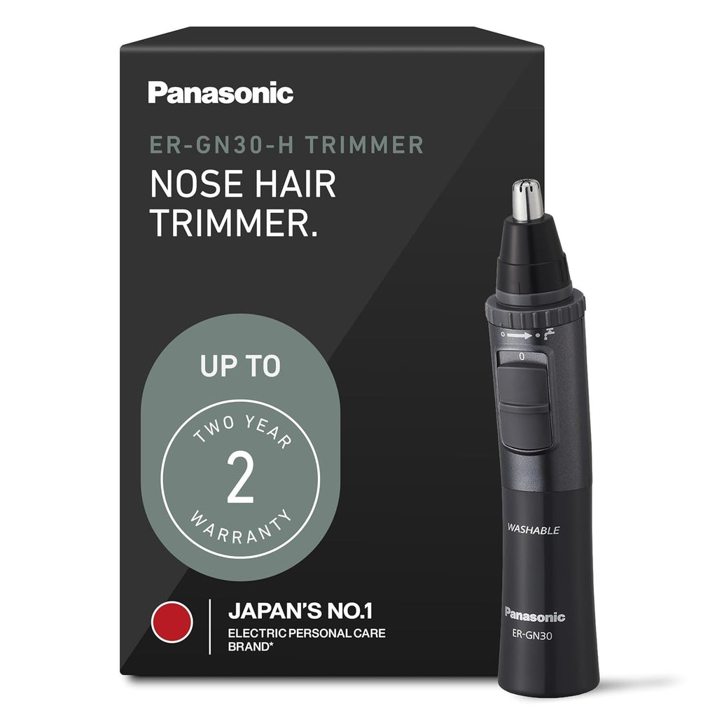 Men’s Waterproof Ear and Nose Hair Trimmer with Hypoallergenic Blades, Wet Dry Use