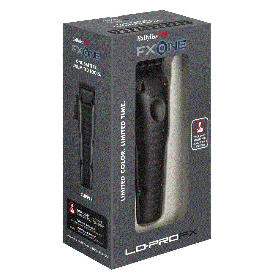 Battery-Powered Hair Clipper with Stand Matte Black FX829MBLT