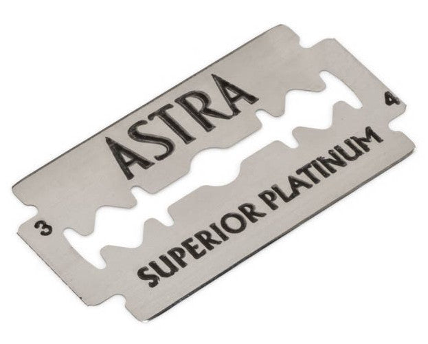 Double Edge Razor Blades - Pack of 400 Platinum Coated Safety Blades