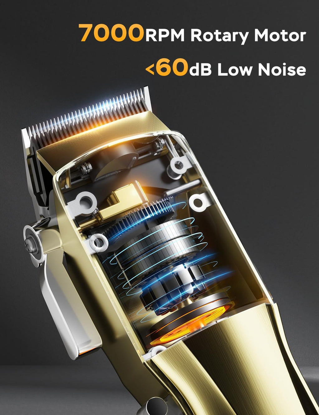Cordless Hair Clippers for Men, Professional Grooming Trimmer with 5H Runtime