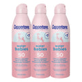 Baby Sunscreen Spray SPF 50 - Water Resistant UV Protection 6oz Pack of 3