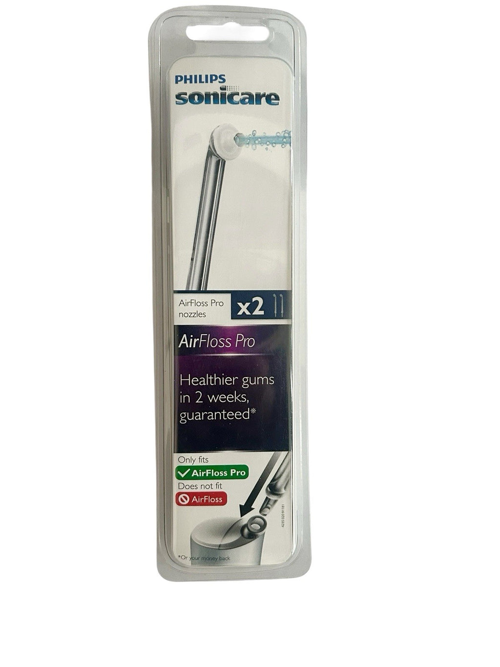 Sonicare Airfloss PRO Nozzle Replacement Pack HX8032/64 - Fits Airfloss PRO Handles
