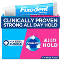 Denture Adhesive Cream 2.4oz Strong All-Day Hold for Full & Partial Dentures