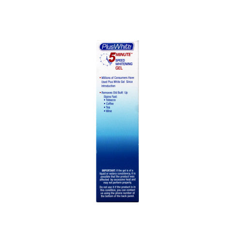 Plus White 4 Pack Whitening Gel - 5 Minute Speed Enamel Safe Tooth Whitening