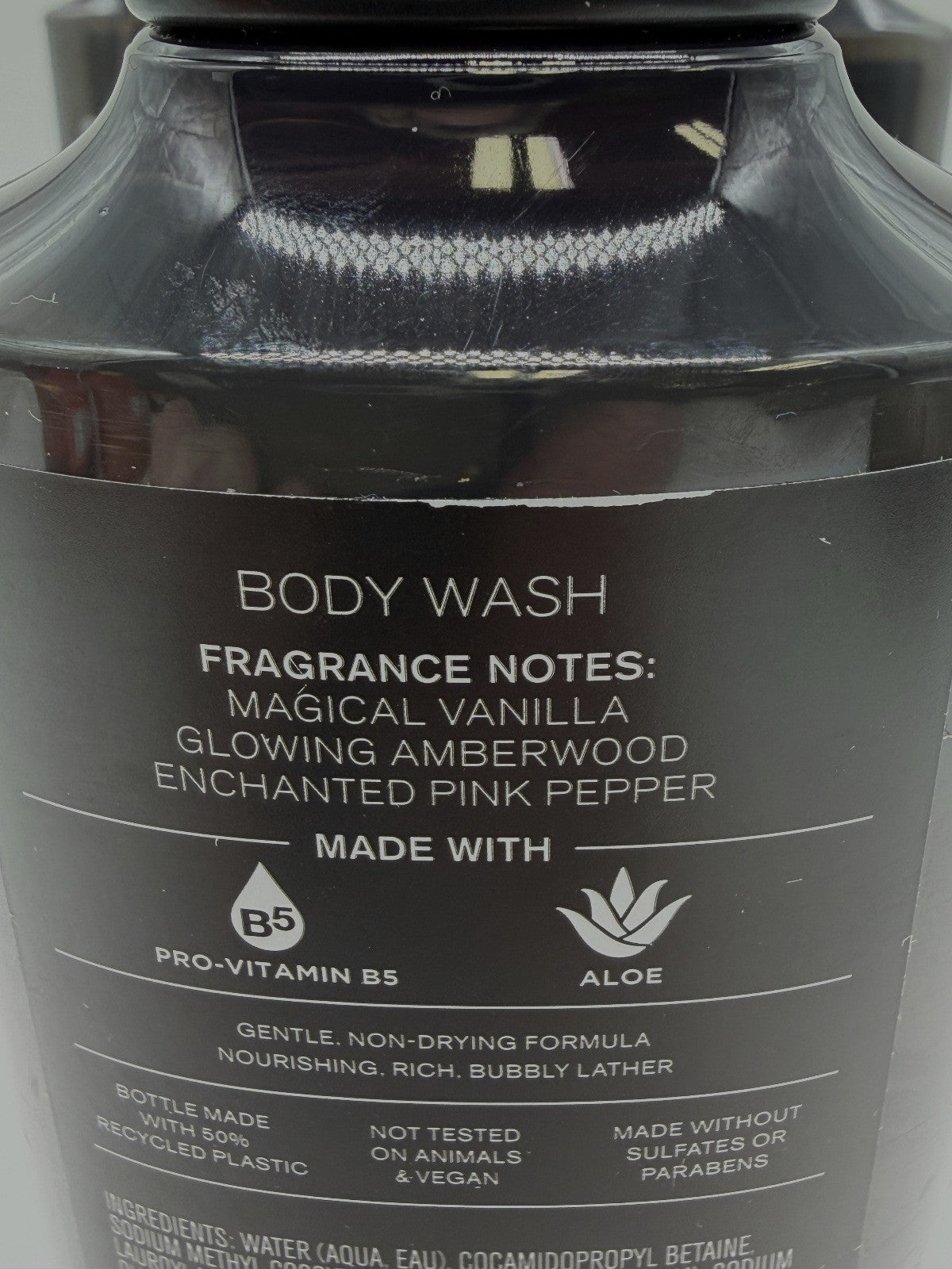 Bath & Body Works Wicked Vanilla Woods Body Wash Set of 4 10 oz